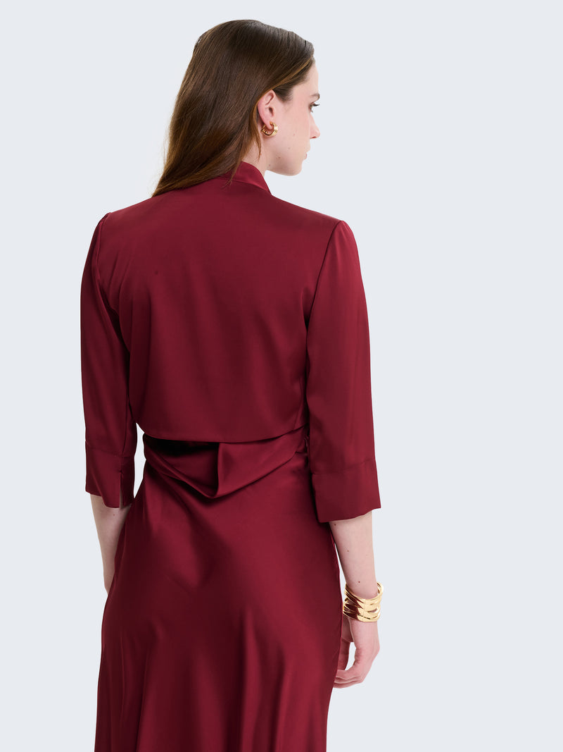 Bolero in raso