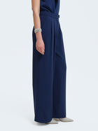 Pantaloni palazzo con pences