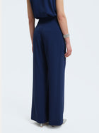 Pantaloni palazzo con pences