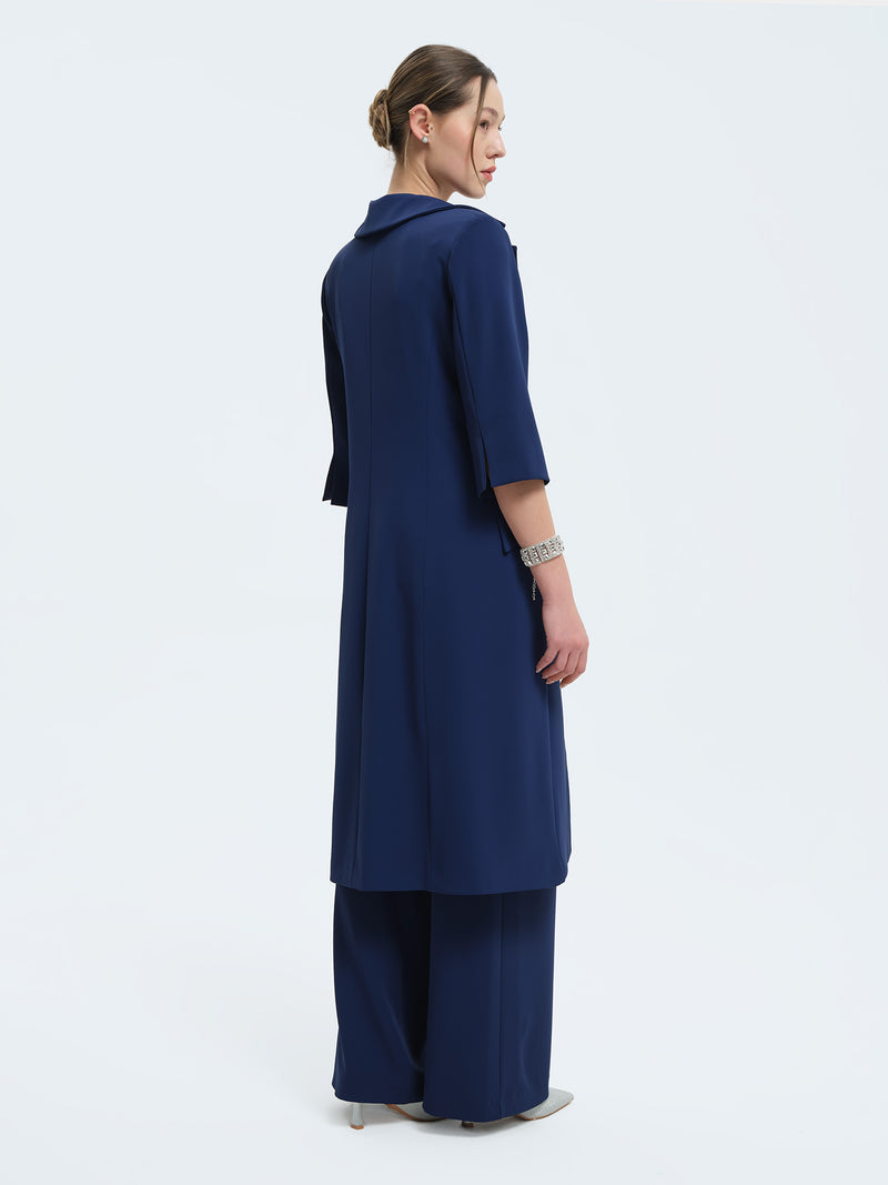 Midnight blue duster
