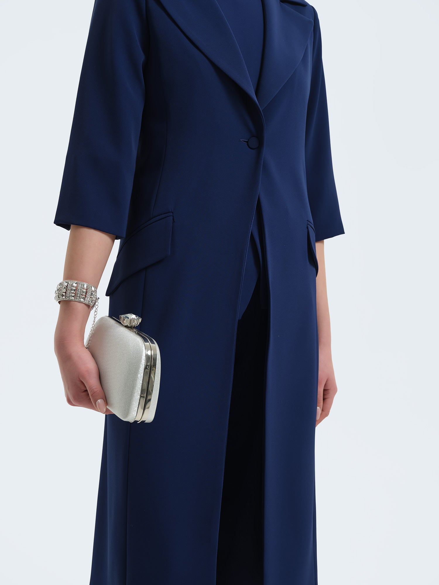 Midnight blue duster