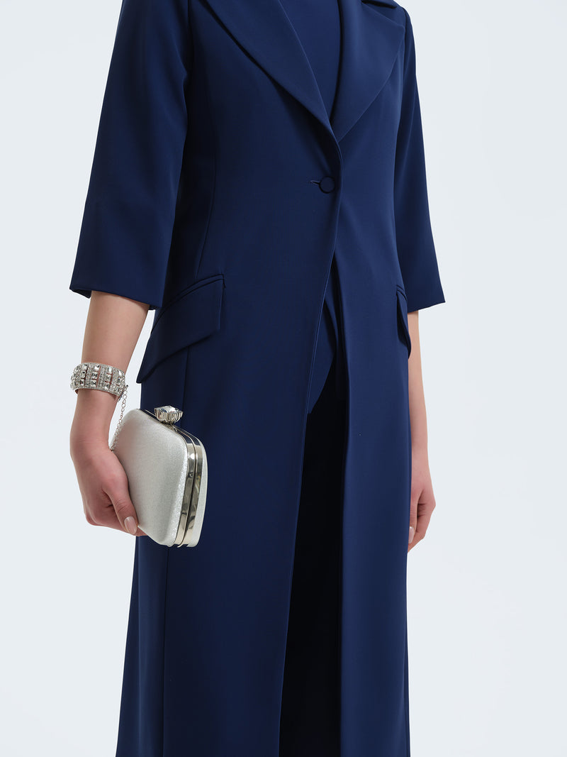 Midnight blue duster