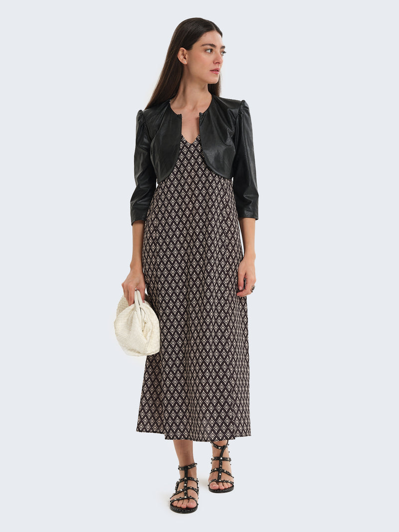 Bolero in ecopelle