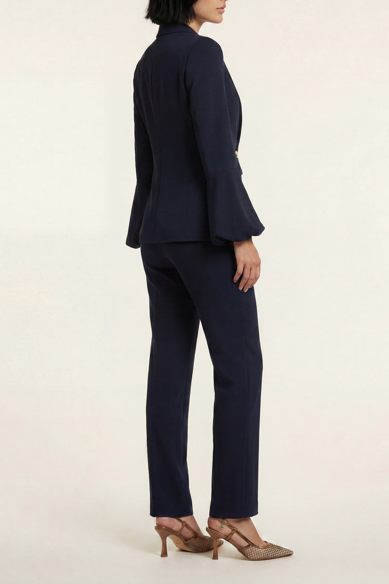 Blazer con manica a palloncino