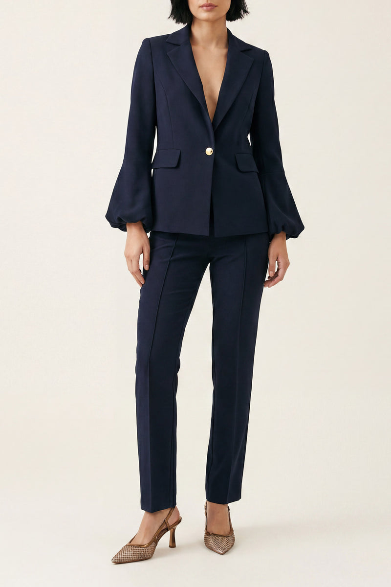 Blazer con manica a palloncino