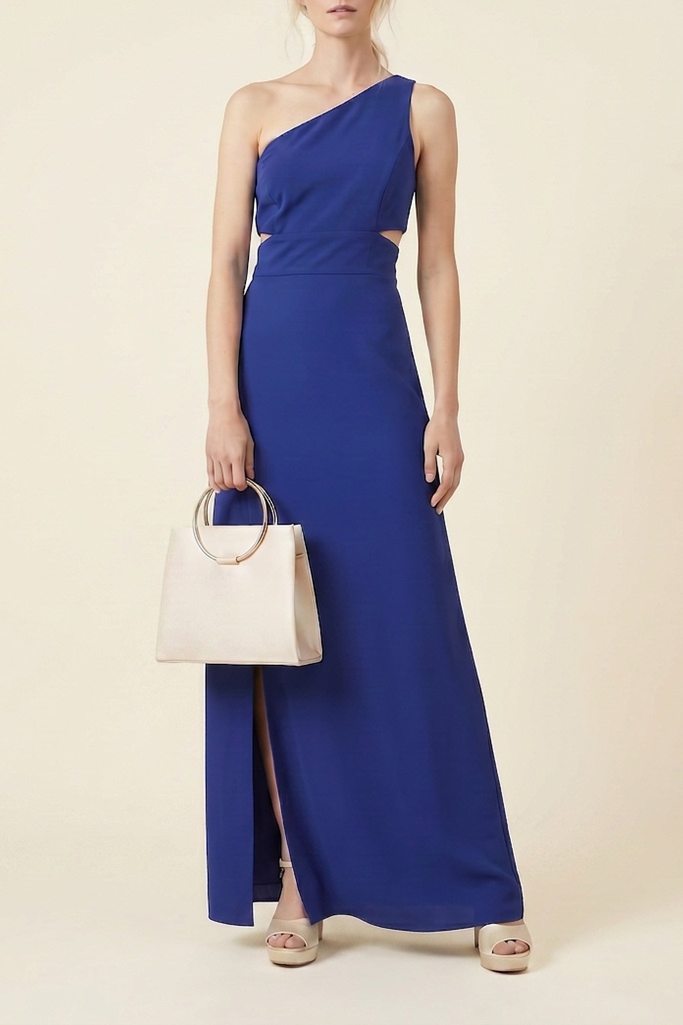 Abito cut out con monospalla