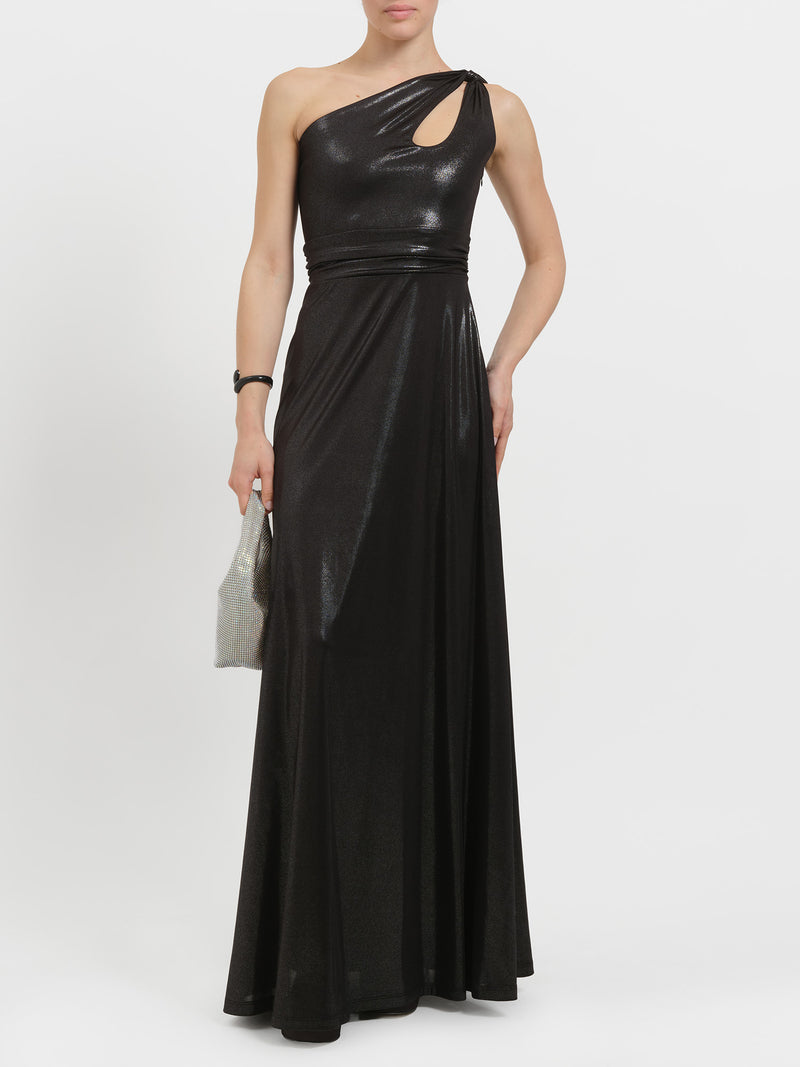 Abito laminato monospalla