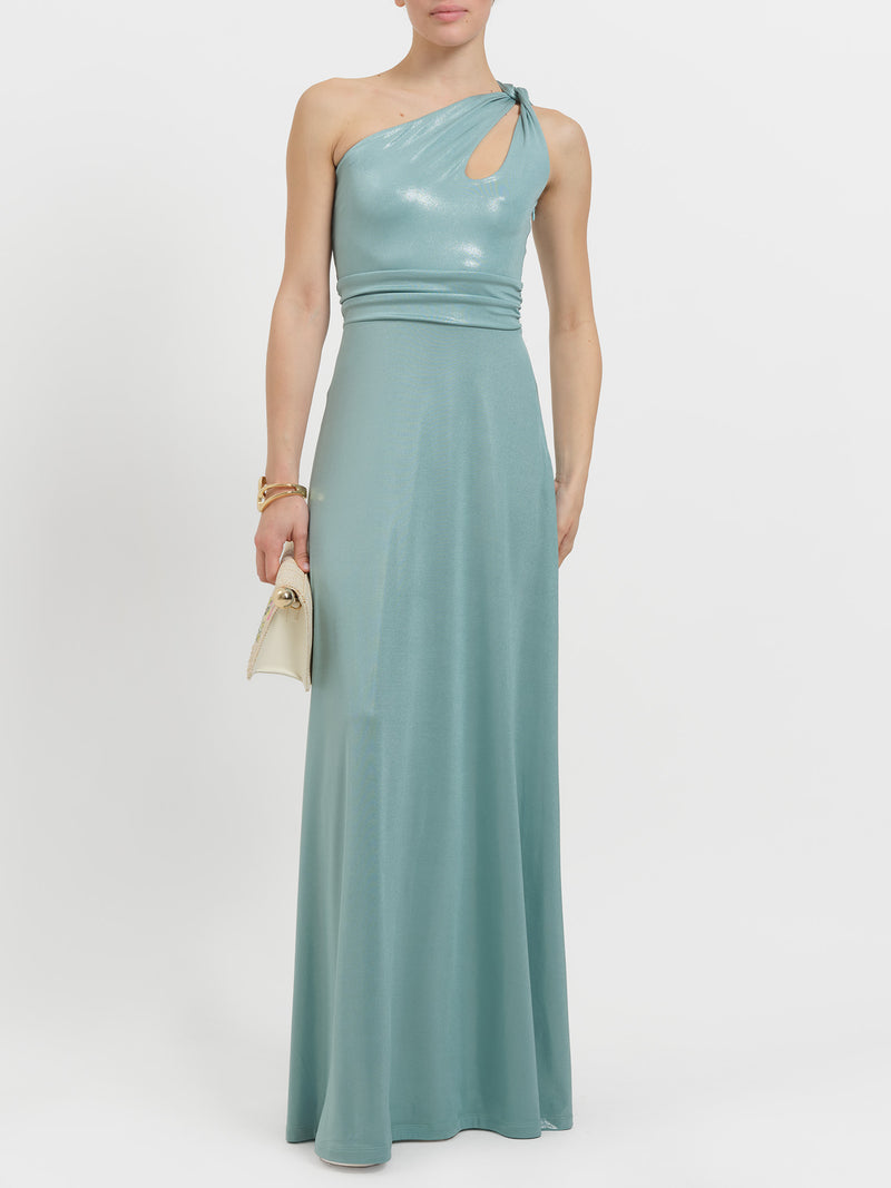 Abito laminato monospalla