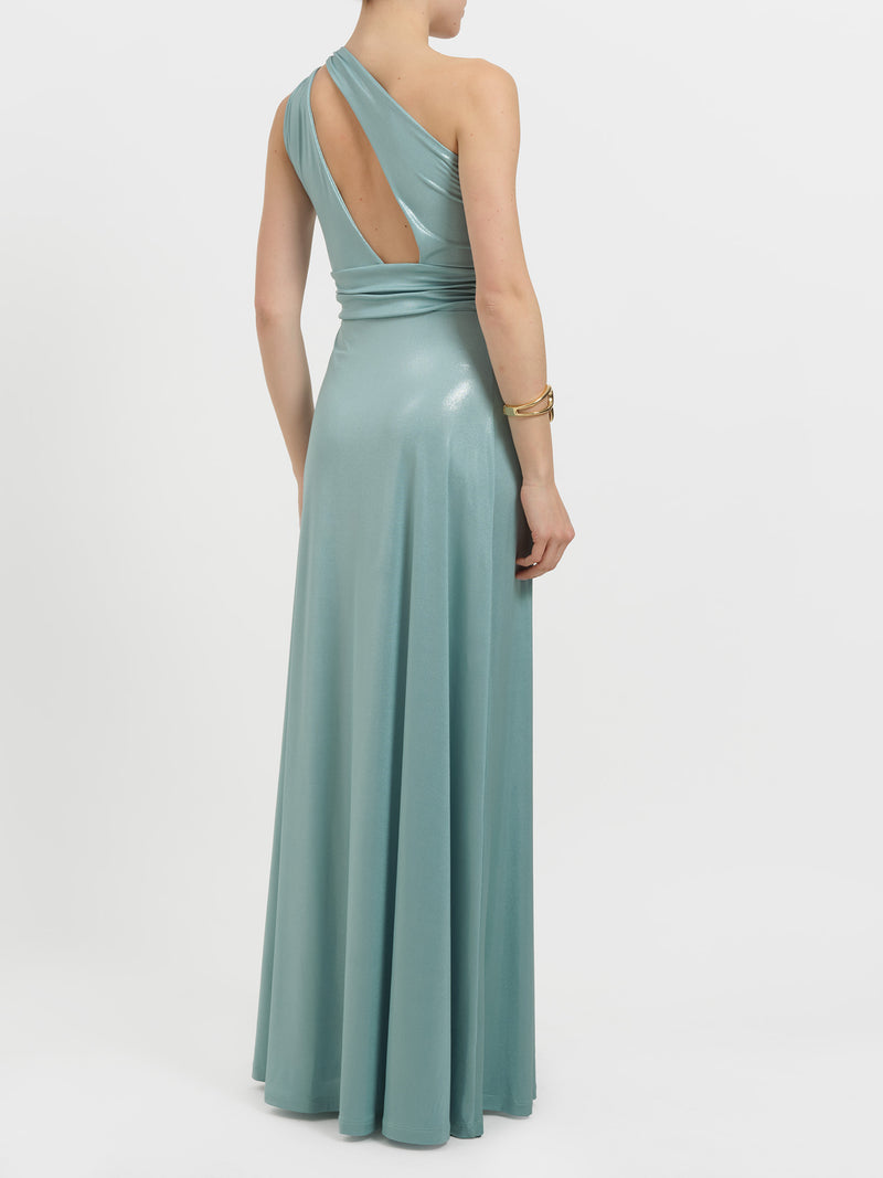 Abito laminato monospalla