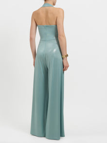 Tuta laminata con scollo americana