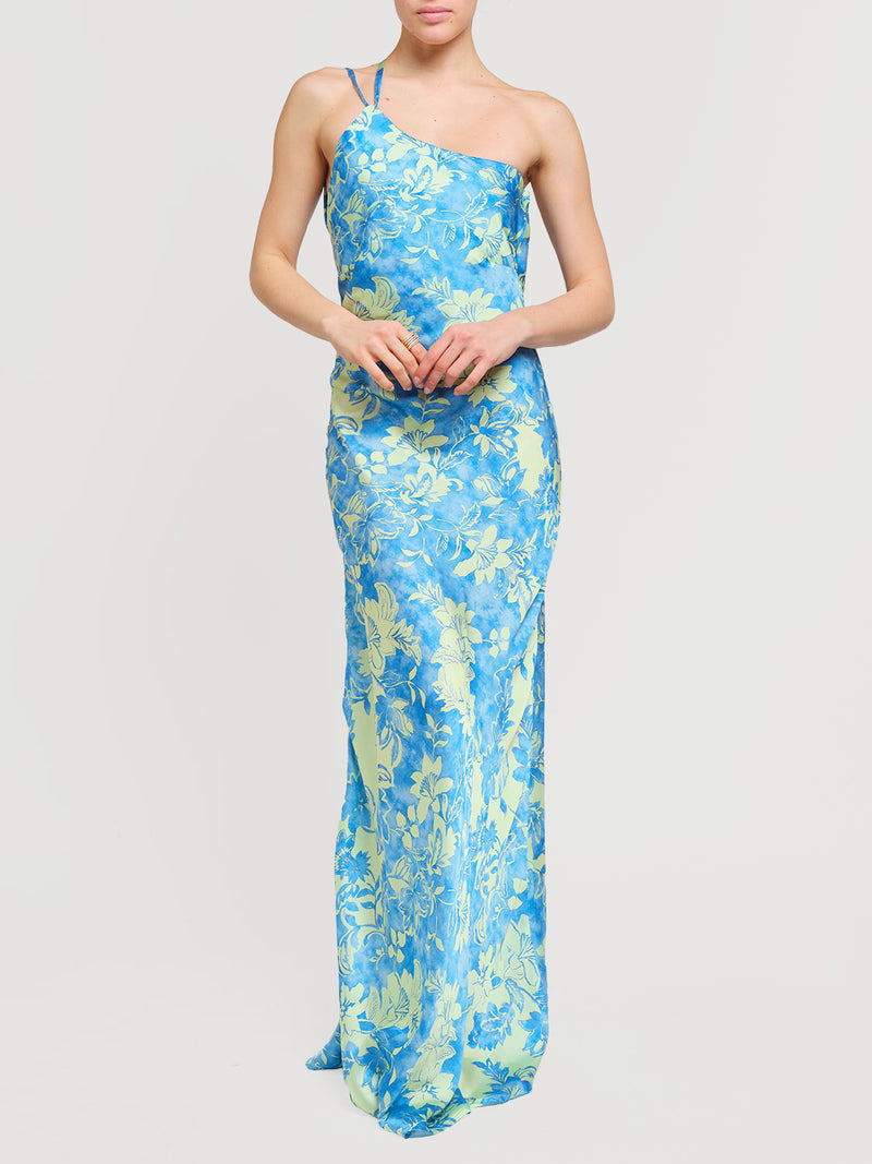 Abito lungo in fantasia