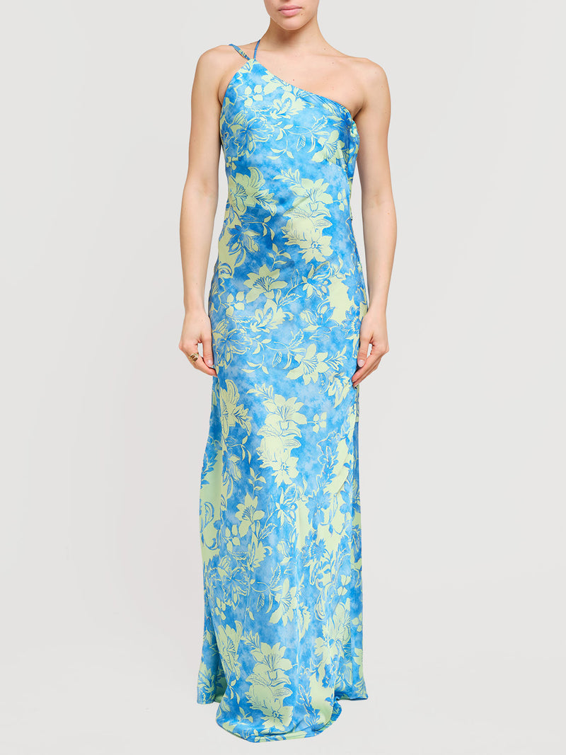 Abito lungo in fantasia