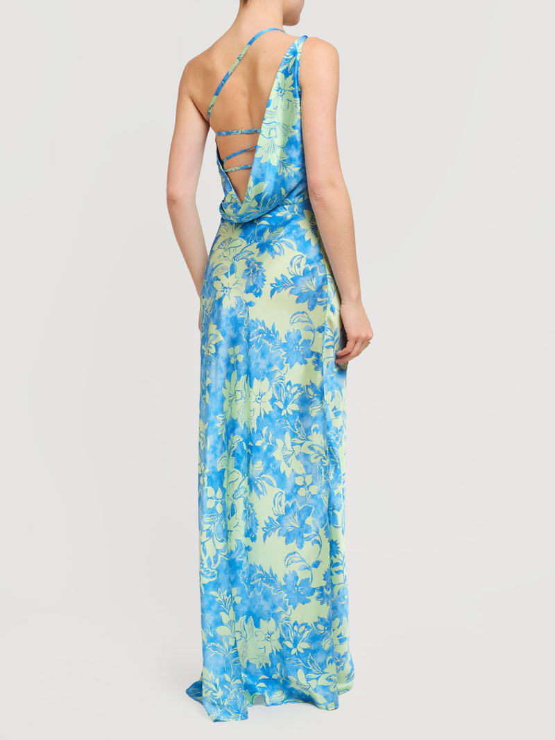 Abito lungo in fantasia