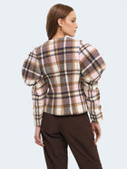 Giacca corta con maniche a pallonicno