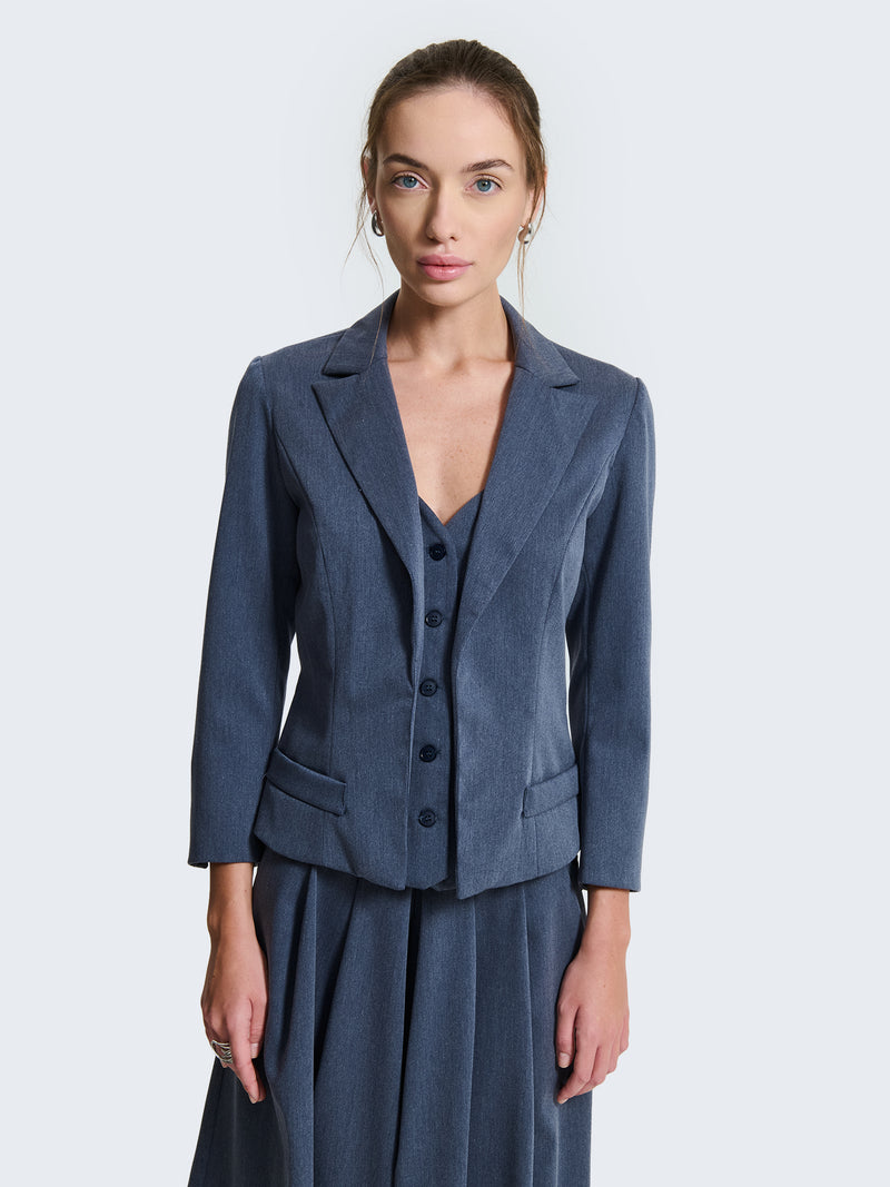 Giacca con inserto gilet