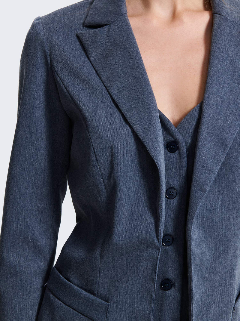 Giacca con inserto gilet