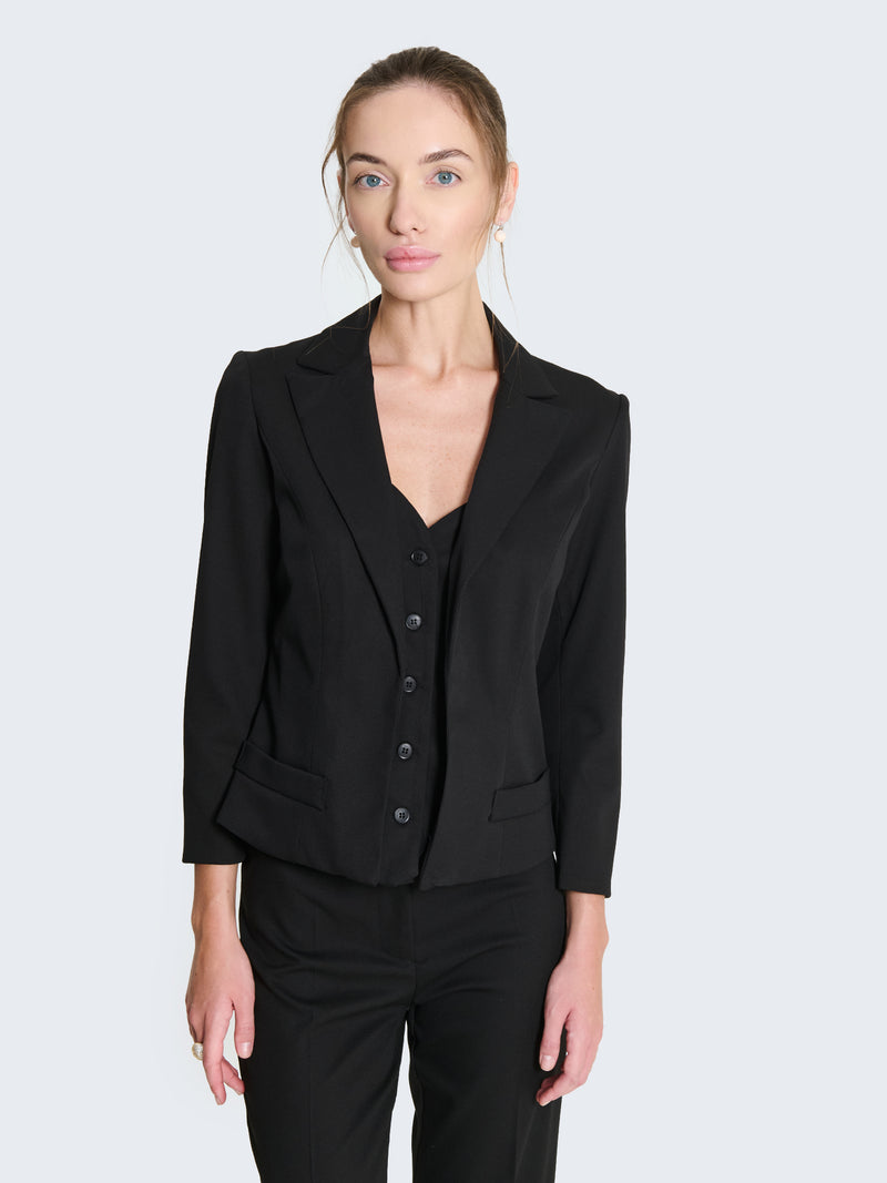 Giacca con inserto gilet