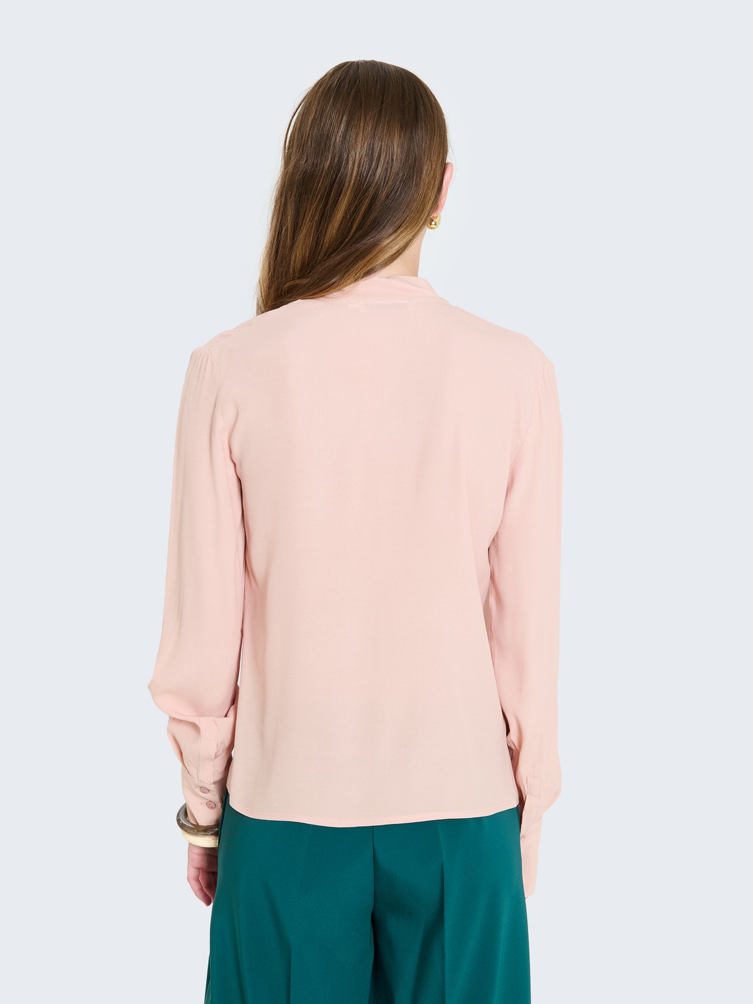 Blusa con fiocco