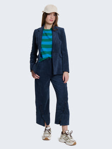 Blazer in velluto a coste