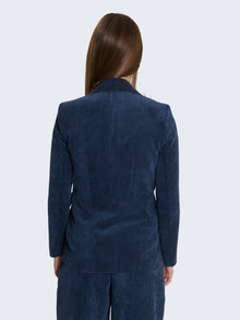 Blazer in velluto a coste