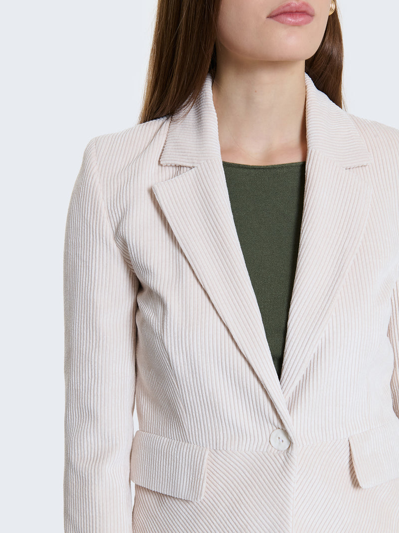 Blazer in velluto a coste