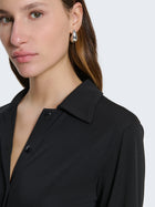 Camicia slim fit in jersey