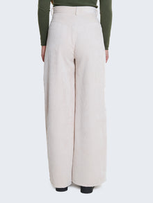 Pantaloni palazzo in velluto a coste