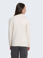Maglia morbida con taglio asimmetrico