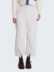 Pantaloni balloon in velluto a coste