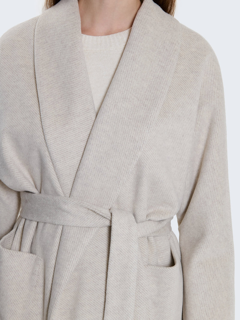 Cappotto corto con cintura