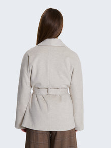 Cappotto corto con cintura