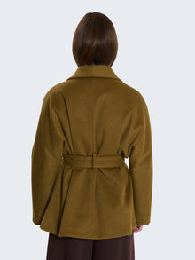 Cappotto corto con cintura