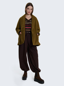 Cappotto corto con cintura