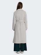 Cappotto lungo con cintura