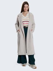 Cappotto lungo con cintura