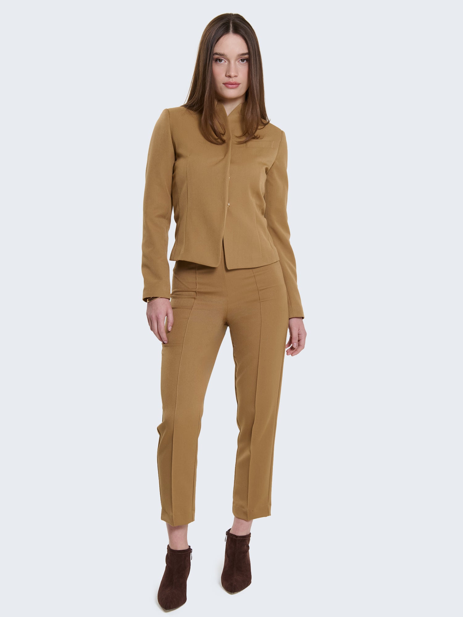 Giacca slim fit alla coreana