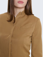 Giacca slim fit alla coreana