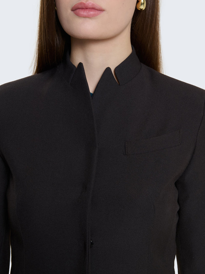 Giacca slim fit alla coreana