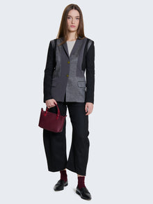 Pantaloni balloon gessati