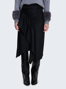 Gonna asimmetrica gessata