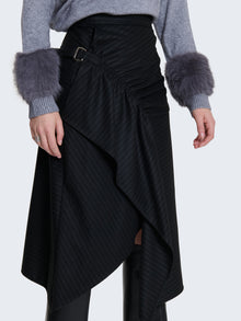 Gonna asimmetrica gessata