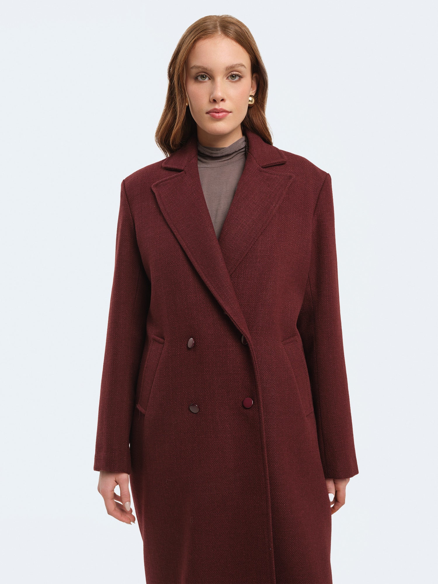 Cappotto lungo doppiopetto