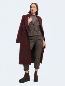 Cappotto lungo doppiopetto