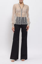 Camicia in organza a pois