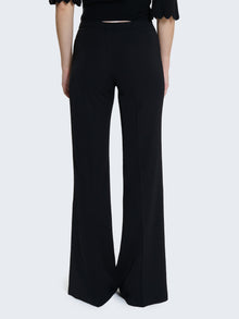 Pantaloni flared in cady