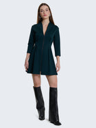 Abito corto punto milano con zip