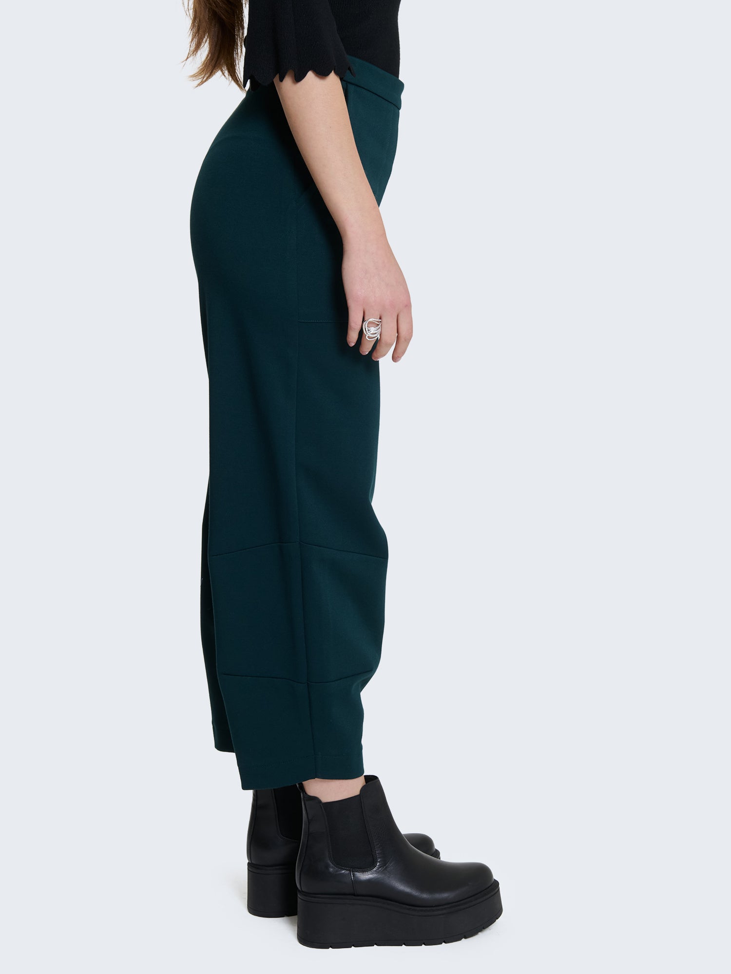 Pantaloni balloon punto milano