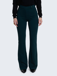 Pantaloni flared punto milano