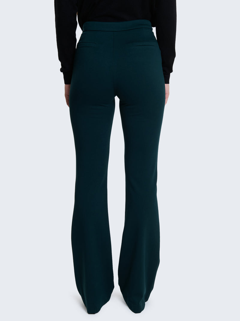 Pantaloni flared punto milano