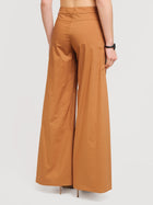 Pantalone in cotone con soffietti